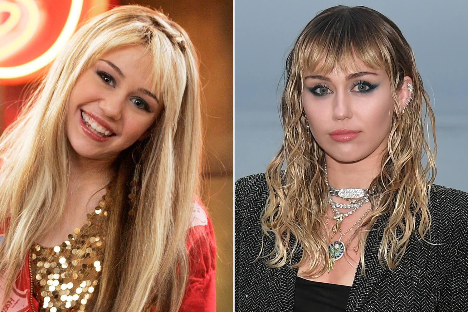 5. Miley Cyrus' Platinum Blue Hair Evolution: From Hannah Montana to Now - wide 6
