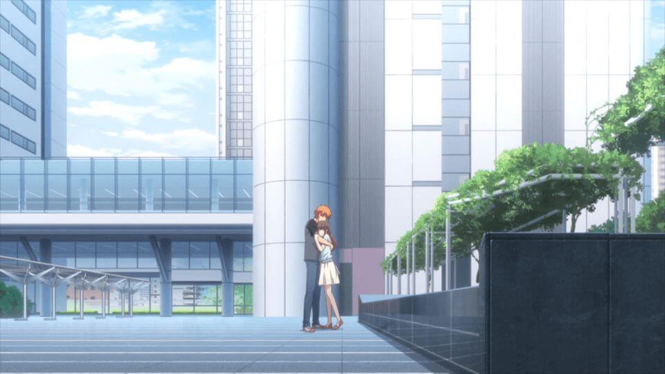 Kyo holding Tohru (Fruits Basket Season 3 Episode 12)