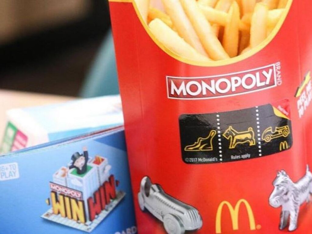 McDonalds Monopoly 2021