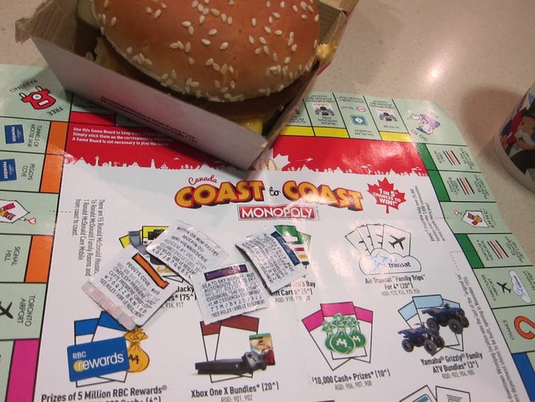 McDonalds Monopoly 2021
