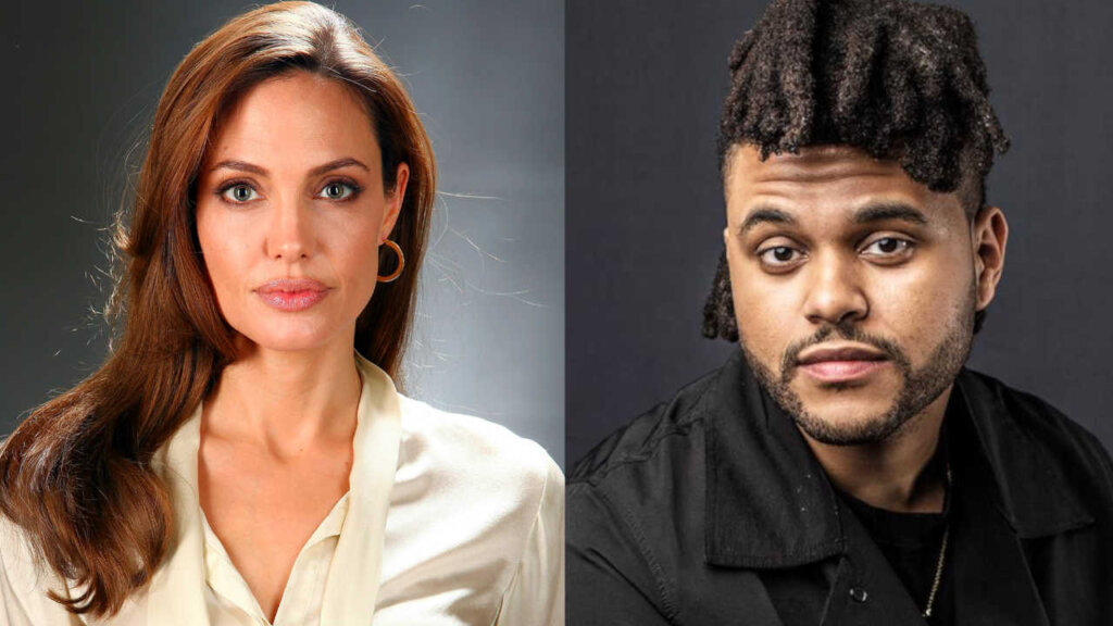 Angelina Jolie and The Weeknd