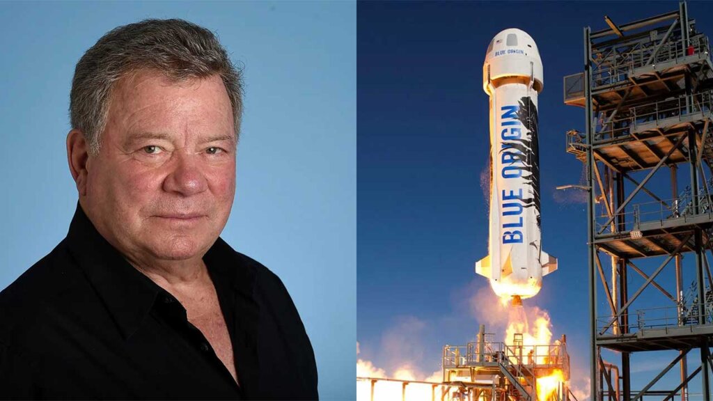 William Shatner Jeff Bezos’ Blue Origin