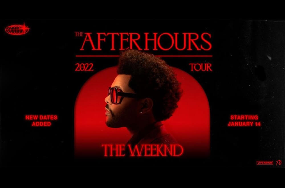 The Weeknd tour delayed 2022