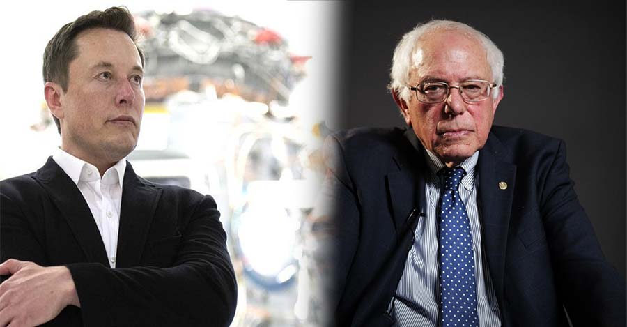 Elon Musk And Bernie Sanders