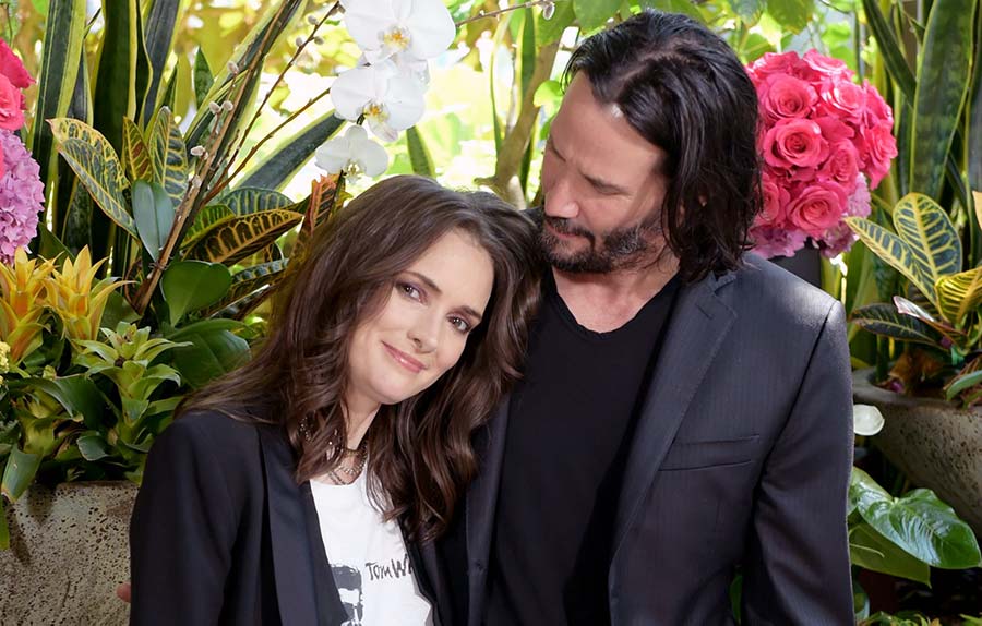 Winona Ryder and Keanu Reeves
