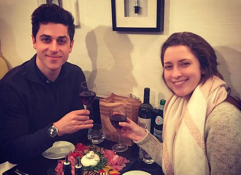 Maria Cahill and David Henrie