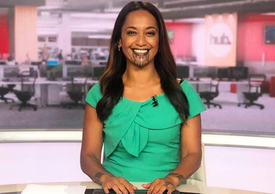 New Zealand Broadcaster Becomes First Person With Māori Face Markings To Anchor Primetime News 