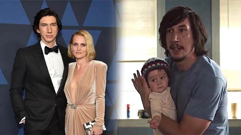 adam driver wife and son