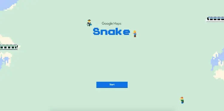 snake game google map