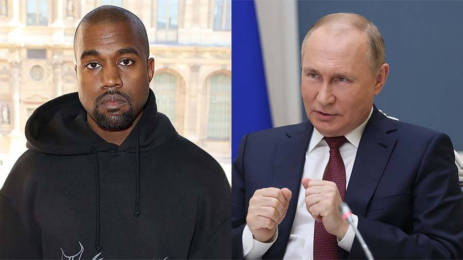 Kanye West and Vladimir Putin