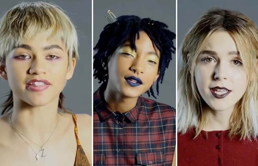 Zendaya, Willow Smith and Kiernan Shipka