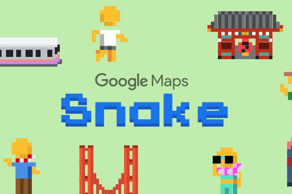 snake game google map