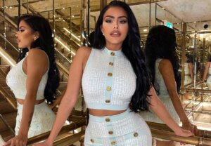 Who is Chloe Saxon? OnlyFans star struts in LINGERIE in hotel lobby