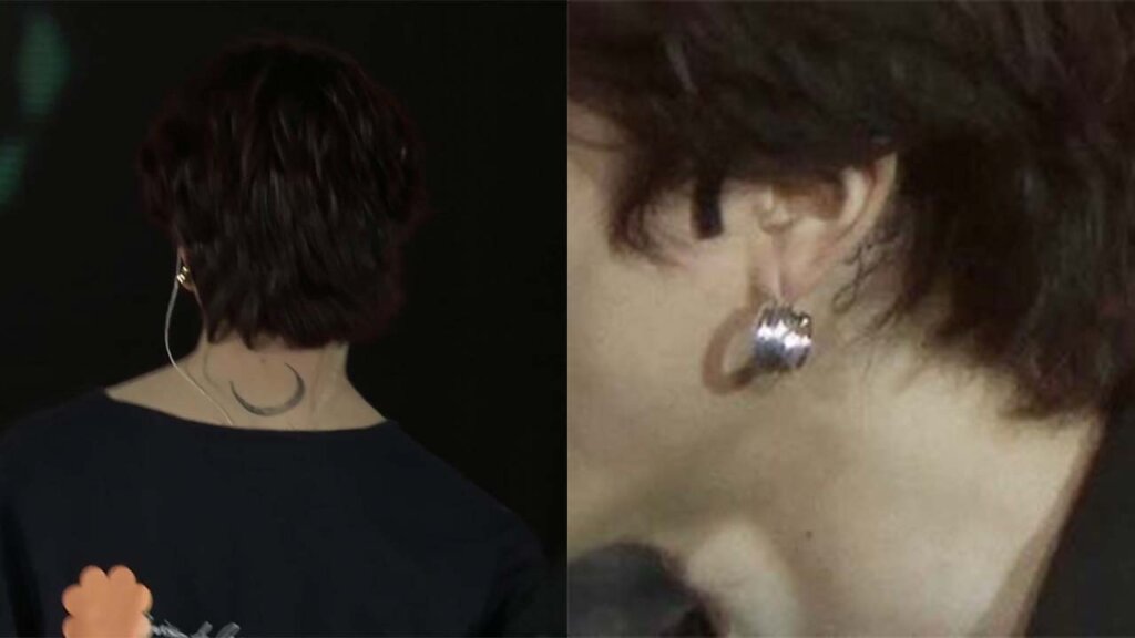 BTS Jimin's new Moon tattoos
