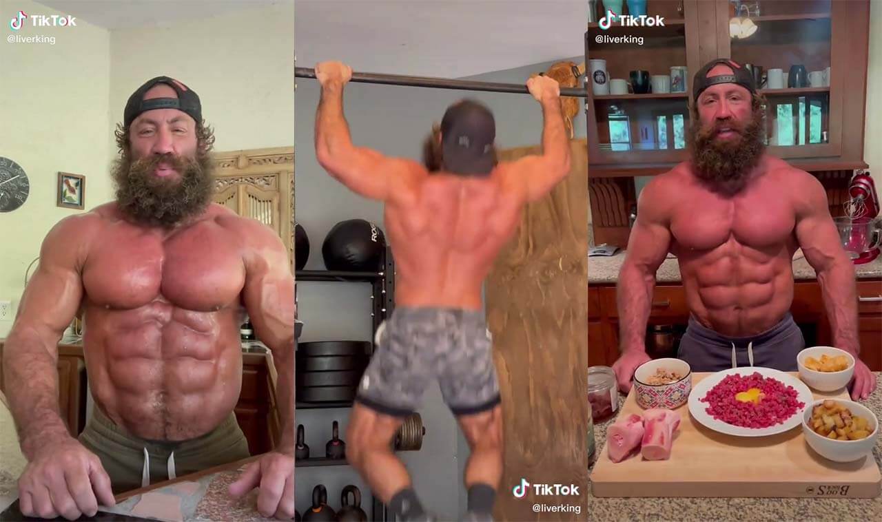 Who is Brian Johnson aka Liver King on TikTok?? fitness freak goes viral for raw meat diet