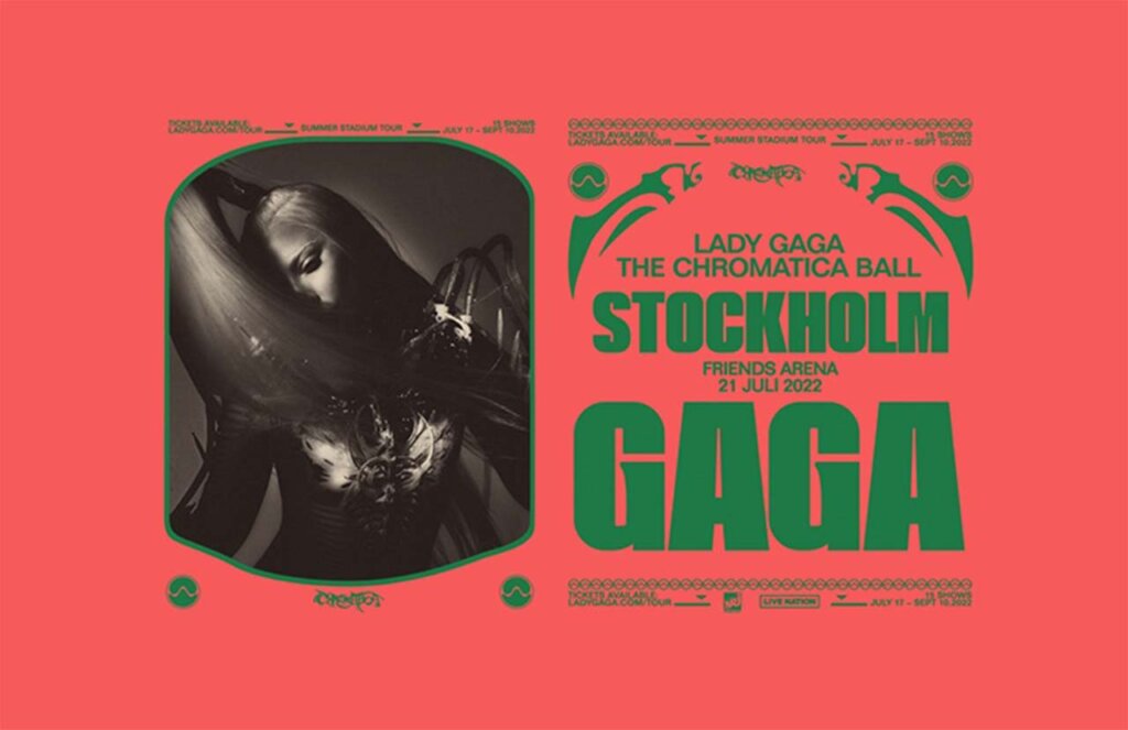 Lady Gaga Chromatica Ball Tour 2022