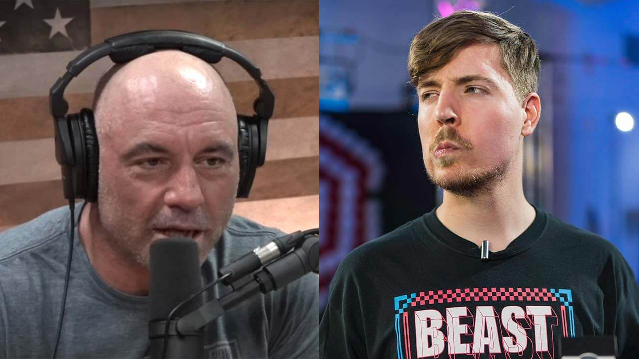 Mr Beast And Joe Rogan Talks About His First Video Of Youtube