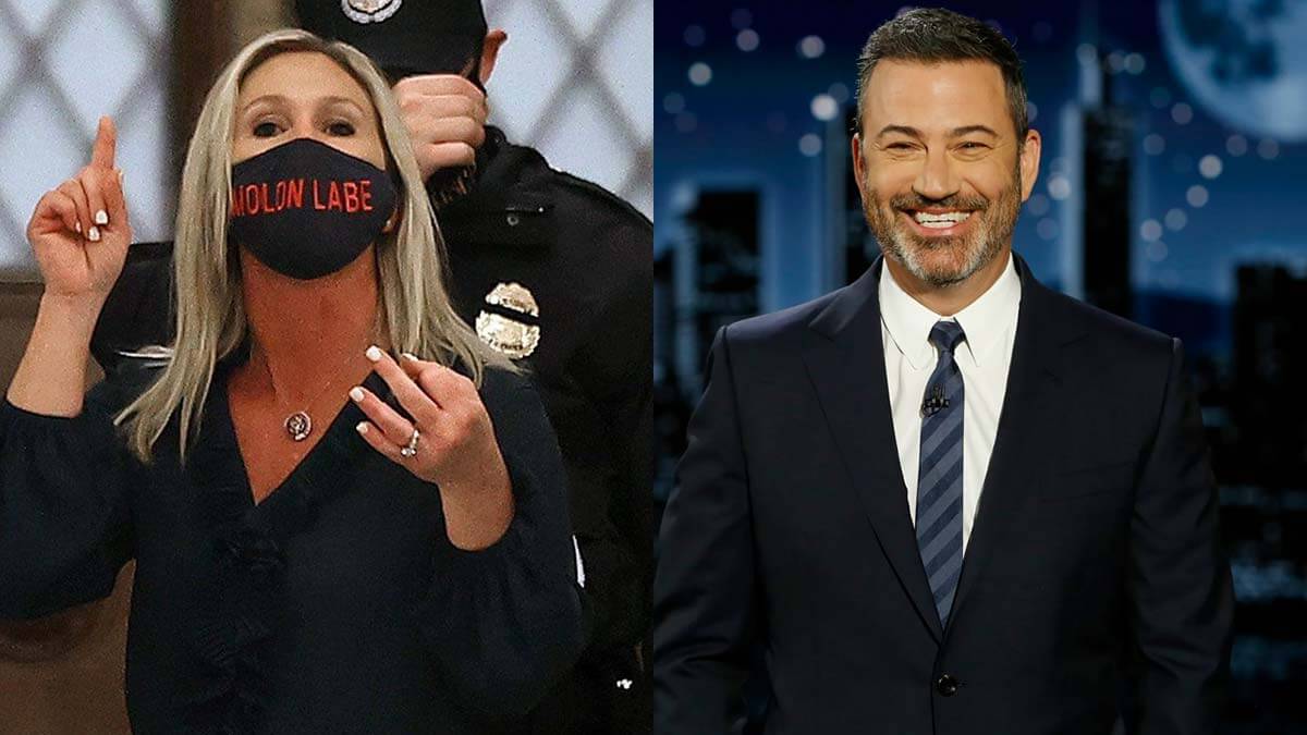 Marjorie Taylor Green files complaint against Jimmy Kimmel after latter made a “threat of violence”