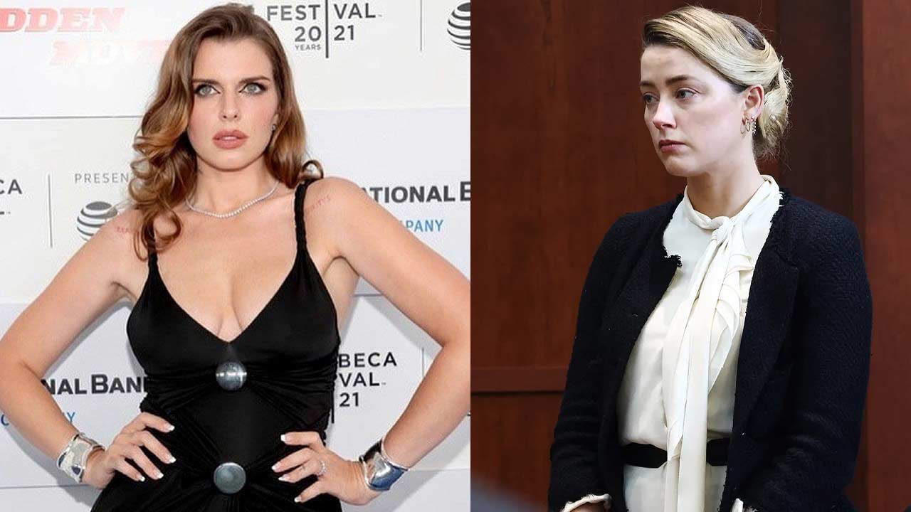 Model Julia Fox was slammed online for supporting Amber Heard claiming that she hit Johnny Depp but it was not ‘abuse’