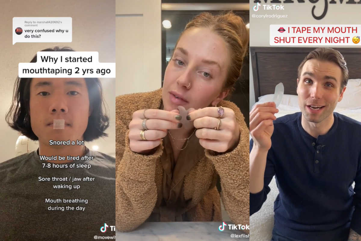 What is TikTok’s viral “mouth taping” trend? Experts warn against The Trend