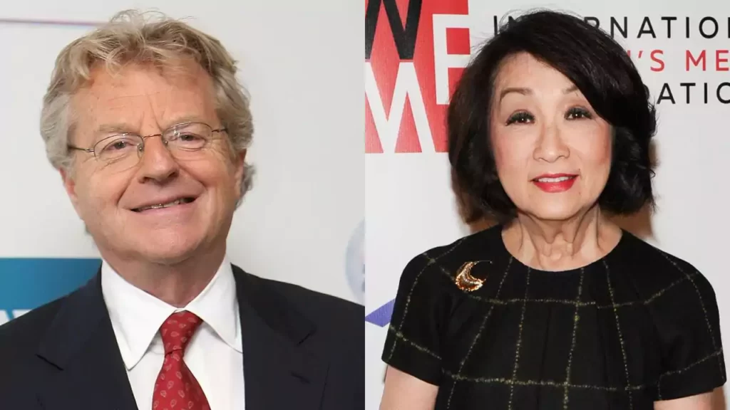 Jerry Springer and Connie Chung