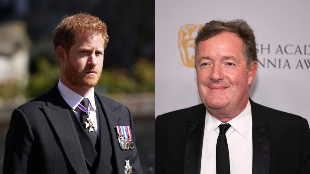 Piers Morgan and Prince Harry