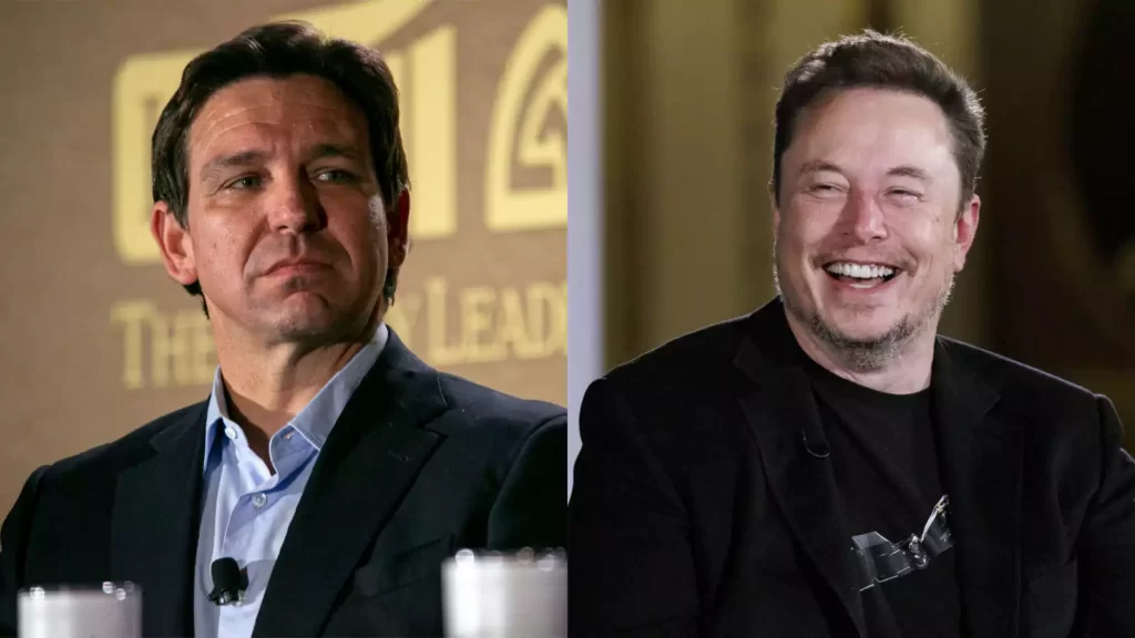 Ron DeSantis and Elon Musk