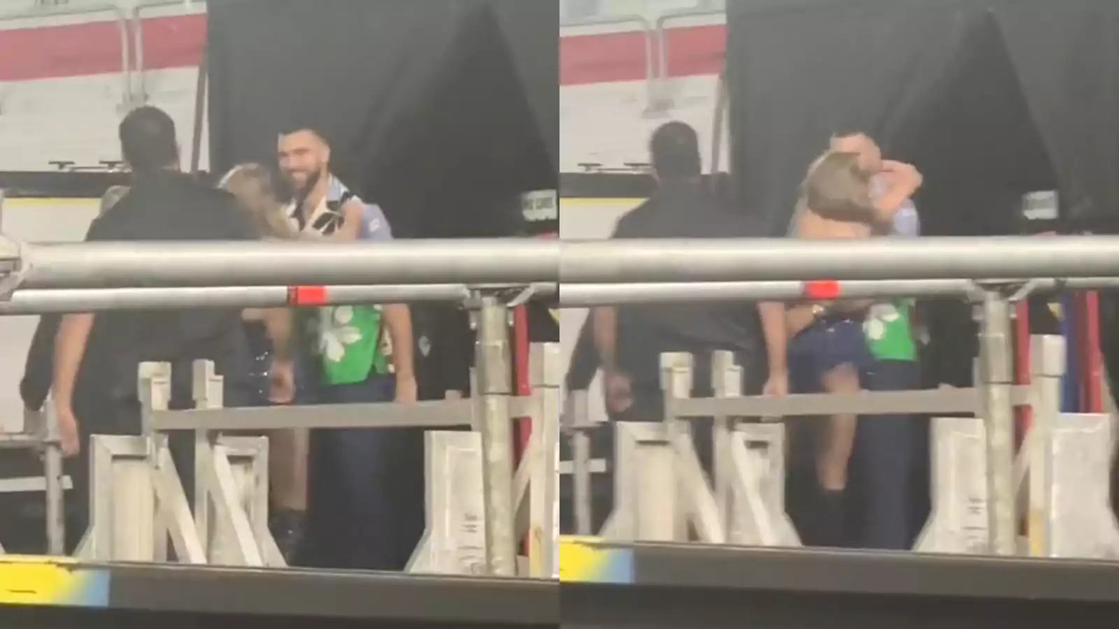 Travis Kelce And Taylor Swifts Argentina Concert First Public Kiss