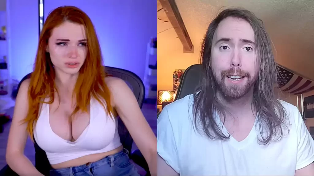 Amouranth and Asmongold