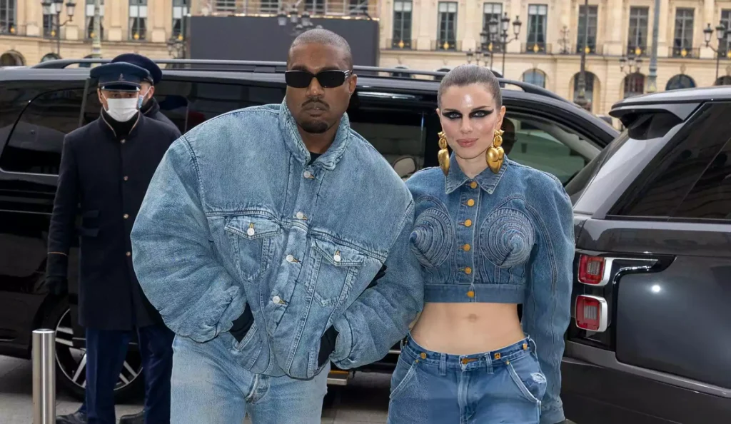 Ye and Julia Fox