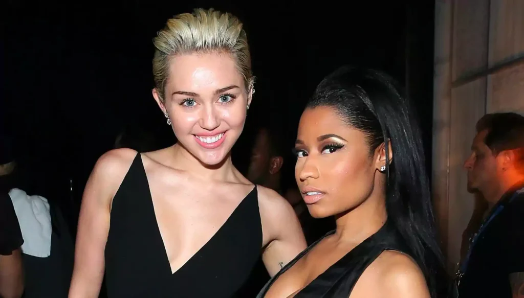 Miley Cyrus and Nicki Minaj